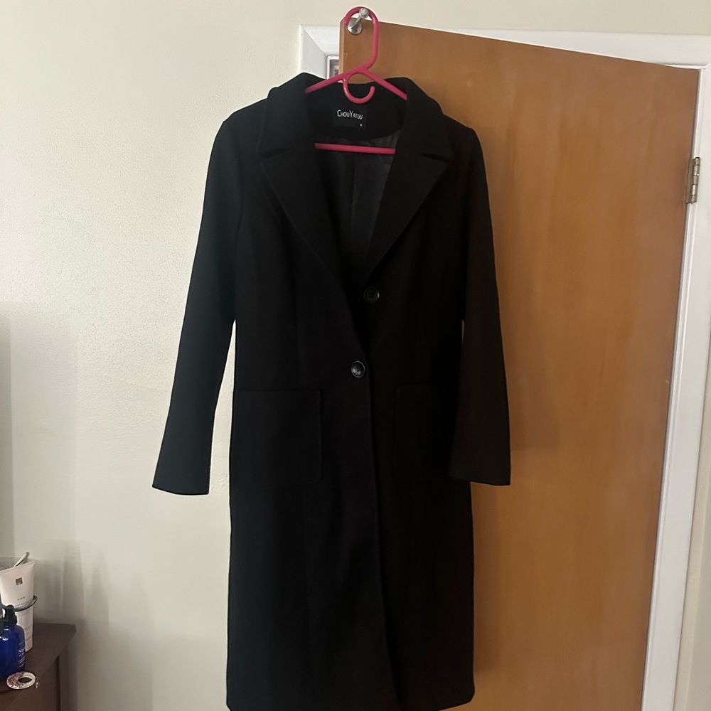 Chou Yatou trench coat black